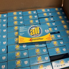 ALL Stainlifters Powder HE Laundry Detergent, 1 Load Each Case Of 100