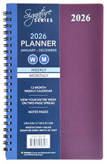 2026 Weekly/Monthly Planner, organizer, Appointment book, 5″ x 8″ Select color