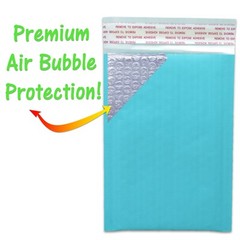 4×8, 6×10 Aqua Kraft Bubble Mailers, NEW Padded Shipping Mail Envelopes 4×7, 6×9