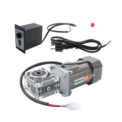 Worm Gear Motor with Speed Controller 120W 110V 80K 18RPM CW/CCW 14mm Shaft