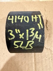 One Piece 4140 Hot Rolled Steel Bar Round Stock Heat Treated 3” OD x ~1 3/4”