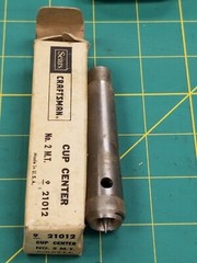 Vintage Craftsman No. 21012 Lathe Cup Center 2 M.T. Machinist tool USA