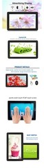 10 Inch Android 1GB RAM 8GB ROM Quad Core Touch Screen Tablet with WiFi