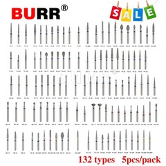 100 Types 50pcs Dental FG Diamond Burs For High Speed Handpiece Friction Grip