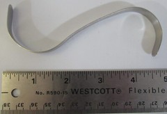 Aesculap MD112 S-Shaped Davis Brain Spatula Retractor 7″ Width 10mm Germany