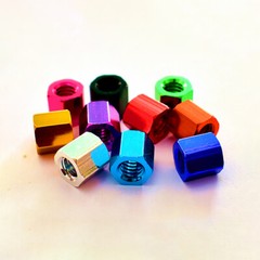 Aluminium 1/4-20 Hex Standoffs Spacers Hexagon Long Nuts Female-Female Threaded