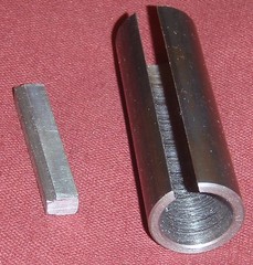 7/8″ to 1″ inch w/Step Key Gas Engine pulley Crank Shaft Sleeve adapter Predator