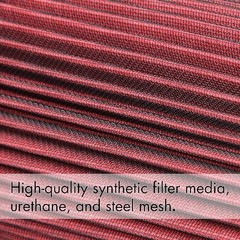 Clamp-On Engine Air Filter, Fit Intake Tube with 3/3.5/4in Diameter, Premium Hig