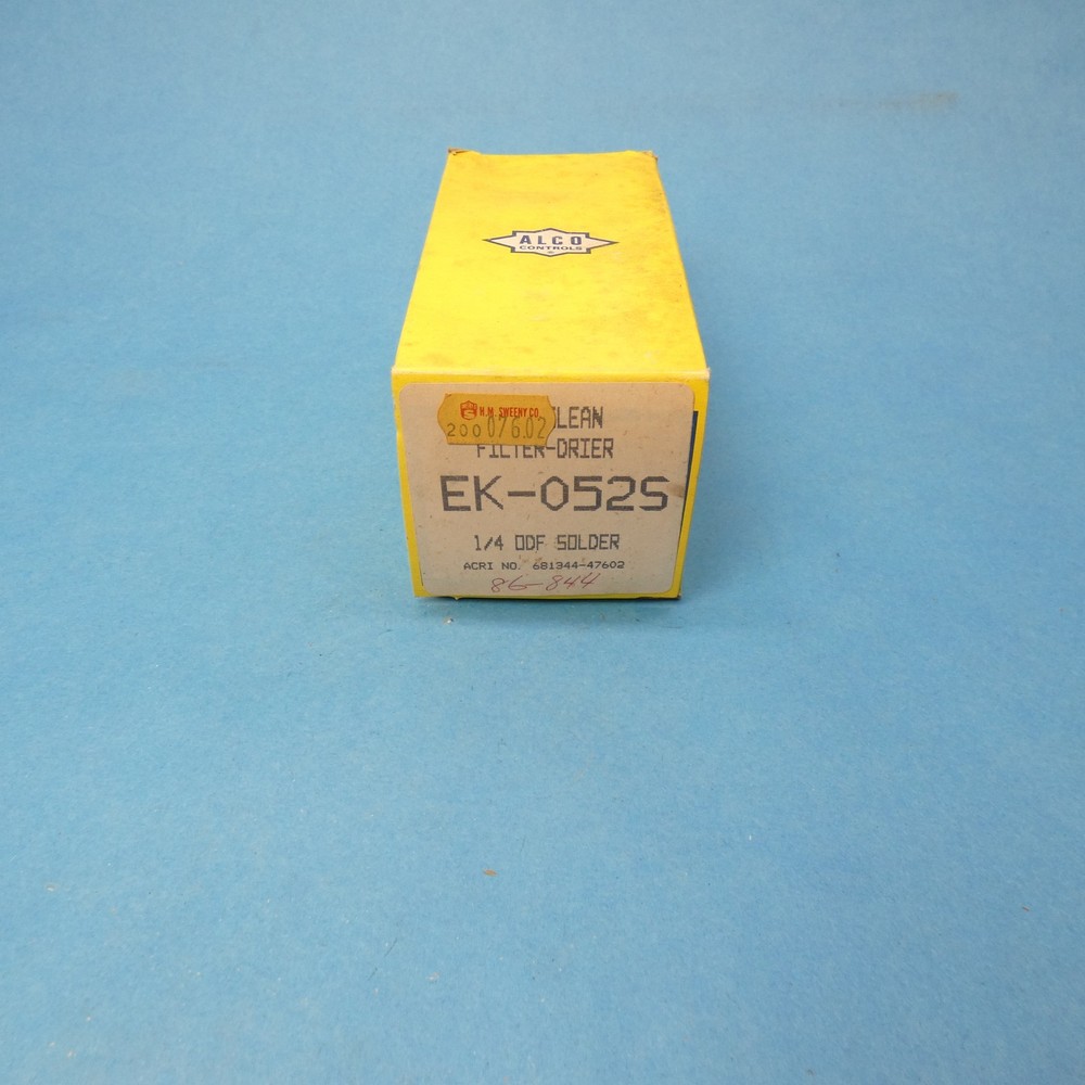 Alco Controls EK-052S Liquid Line Filter Drier 1/4″ X 1/4″ ODF Solder 5 Cu In