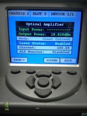 JDSU Fiber Laser Test Set BBS EDFA TESTED +22dBm 1550nm 0-60dB MAP+2B0 High PWR!