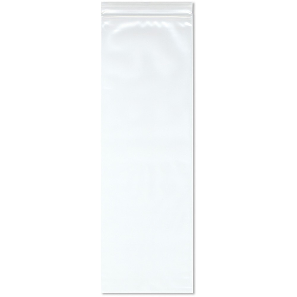 Plymor 5″ x 15″, 4 Mil Heavy Duty Zipper Reclosable Plastic Bags