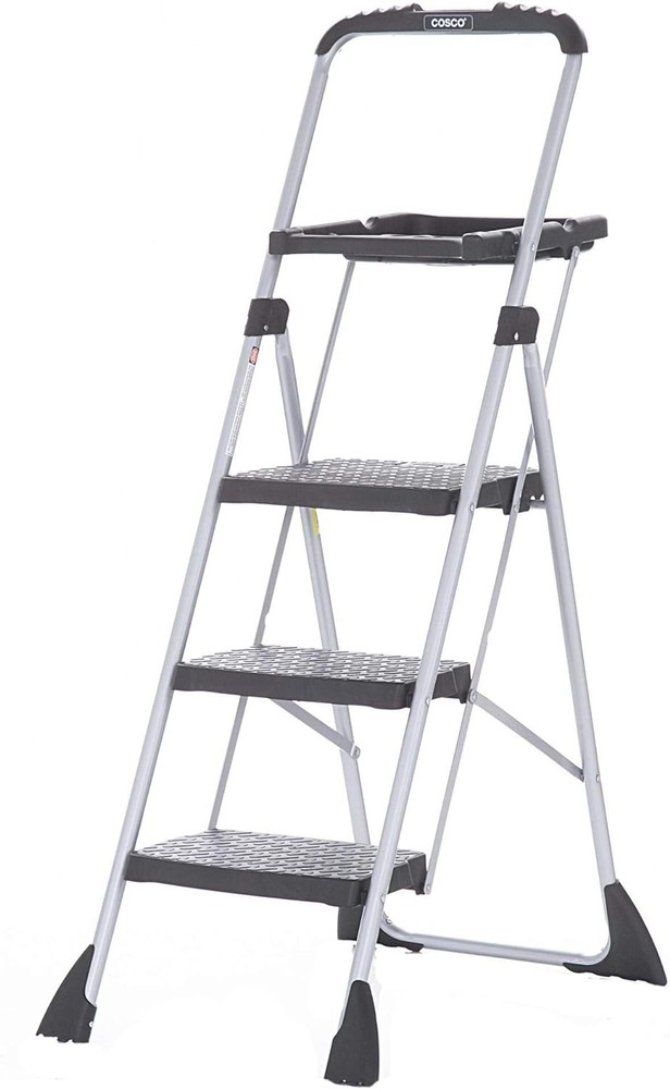 Cosco Max Steel Work Platform, Easy Fold One-Hand Lock, 1-Pack, Black