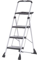 Cosco Max Steel Work Platform, Easy Fold One-Hand Lock, 1-Pack, Black