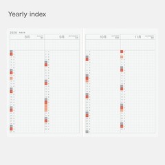 A6 Day-Free Planner 2026 – Japanese Monthly Calendar, January & Monday Start
