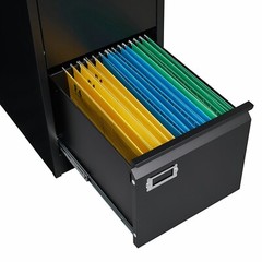 4 Drawer File Cabinet with Lock Metal Vertical Filing Cabinet for Office Home