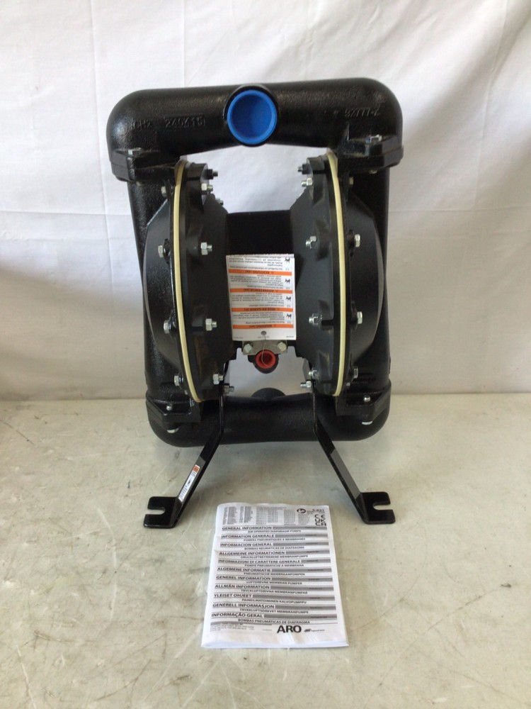 ARO 666152-2Eb-C Double Diaphragm Pump, Cast Iron, Air Operated, Santoprene, 90