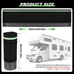Easy Installation RV Skirting, Travel Wheel Skirt for Mobile Home Exterior USA