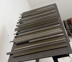 12L14 Steel Bar Lot – Round, Square,Hex – 57 PCS – 16.40 LBS – Screw Machine