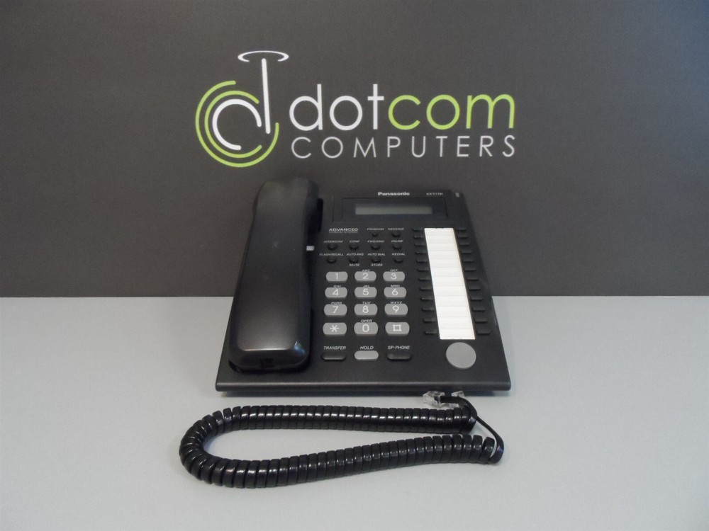 Panasonic KX-T7731 KXT7731 Black Back Lit LCD Hybrid System Corded phone 7731