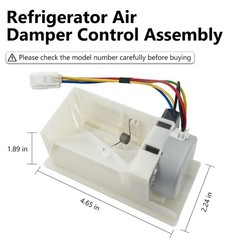 GYOFFULL WPW10196393 Refrigerator Air Damper Control Assembly Compatible with…