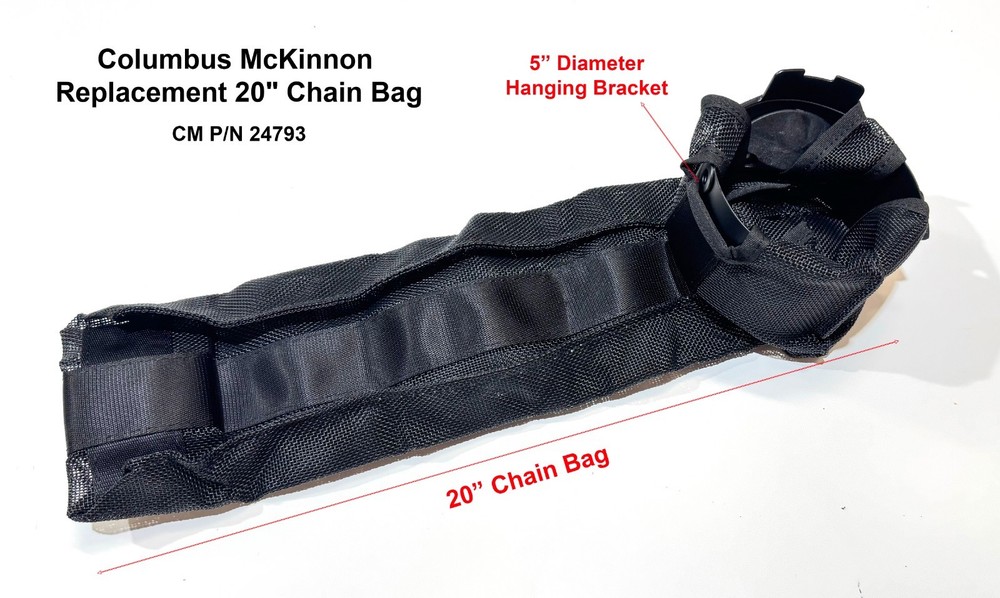 Columbus McKinnon (CM) Replacement 20″ Chain Bag P/N 24793