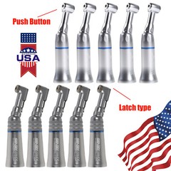 NSK Style Dental Slow Low Speed Handpiece Push Button/Latch Contra Angle E-type