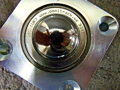 Omnitrack 1-1/2 Inch Diameter, Square, Chrome Steel Ball Transfer(DC)