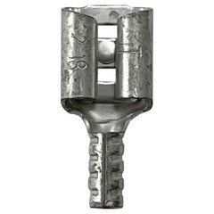 (100) Non Insulated Female 22-18 Gauge Quick Disconnect .250″ Terminal Connector
