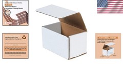 Small Moving Boxes 7x4x4″ Oyster White 50 Count – 65lb Strength