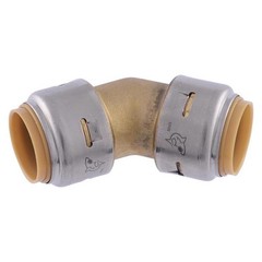 SharkBite Push to Connect 3/4 in. 3/4 in. D Brass 45 Degree Elbow UR656A