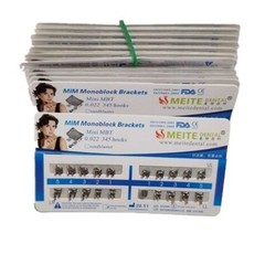 100 Packs Mini MBT 022 Slot 345 Hooks Dental Brackets Braces Mim Monoblock