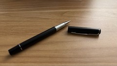 Elegant Black & Silver Rollerball Pen – Professional Executive Writing Gift Box
