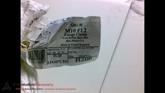LINDAPTER FL210D FLANGE CLAMPS WITH DRILLED BACK HOLE, NEW #192049
