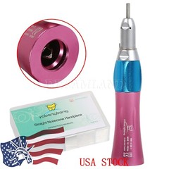 NSK Style Dental Low Speed Handpiece Straight Nosecone Standard E-Type Pink