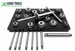New Engine Valve Seat High Carbon Steel Face HCS Cutter 15 Pc Set USA EDGE TOOLS
