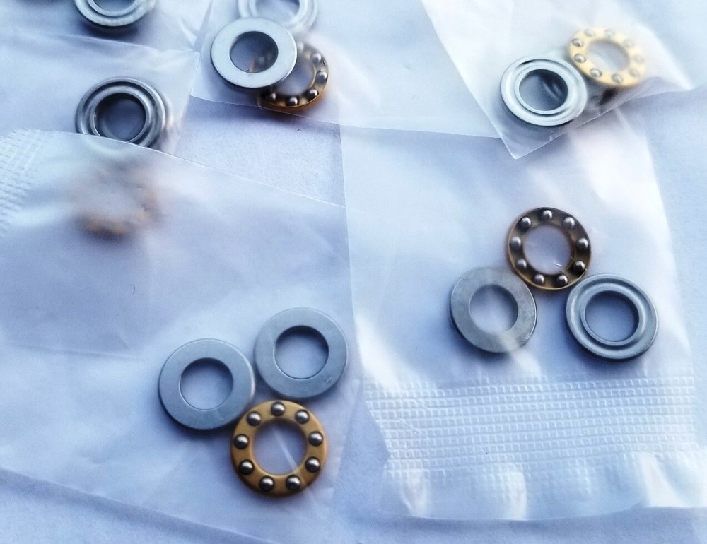 US Stock 10pcs F5-10M Axial Ball Thrust Bearing 3-Parts 5mm x 10mm x 4mm