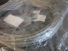 NEW 16W054 LOOS GF25079-0050CL Cable,1/4 In.,50 ft.,1400 Lb Capacity (B)
