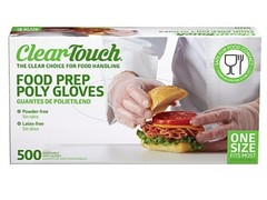 Clear Food Service Poly Gloves Disposable Plastic Kitchen Restaurant 500-2000