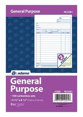 Adams General Purpose Unit Sets, 5.67 x 8.5 x Inches, White/Canary
