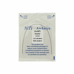 Dental Orthodontic Cu NiTi Copper Nickel Titanium Arch Wire Rectangular Round