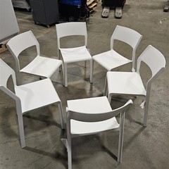 Nardi Trill Bistrot Bianco Resin Stackable Outdoor Dining Chair – 6ct