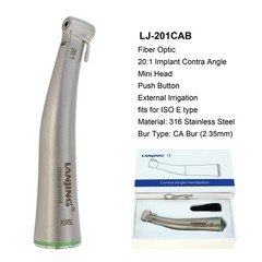 Dental 20:1 Implant Contra Angle Surgical Handpiece NSK KAVO S201XL ISO E-Type