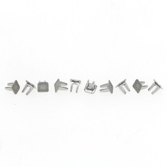 Dental Orthodontic Metal Ceramic Cleat Lingual Button Hinges Traction Hook Turbo