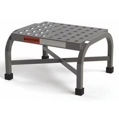 Ega Heavy Duty Step Stool, Perforated Step, 16″W x 14″D Platform, 10.5″H, 350