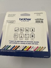 Brother TZE2312PK 12mm Black on White Tape – 2 Pack A35