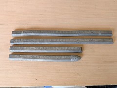 3 Pounds 6.8 Ounces (4 Pieces) 60/40 Solder Bars Tin Lead Kester Glaser Smelting