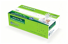 100PCS White Nitrile Exam Gloves, 4mil Powder Free Non-Sterile Latex Free
