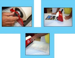 3″ TO 24″ PRO-ROLL TAPE APPLICATOR / HAND HELD PREMASK TRANSFER PAPER ROLLER
