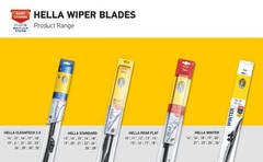 Hella OE Quality 19 Inch All Seasons Streak-Free Rubber Standard Wiper Blade …