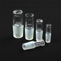Various Sized Glass Hollow Stopper Flask Plug Chemistry Laboratory Glassware